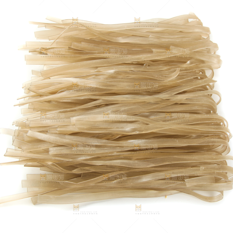 白底上的红薯粉
