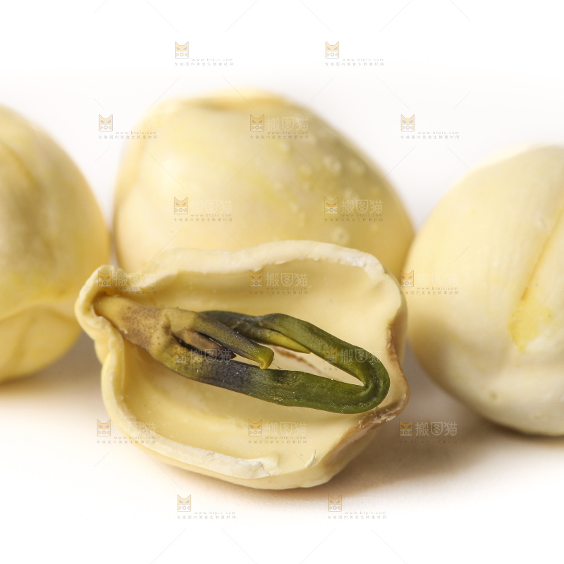 白底上的九鲤湖白莲子