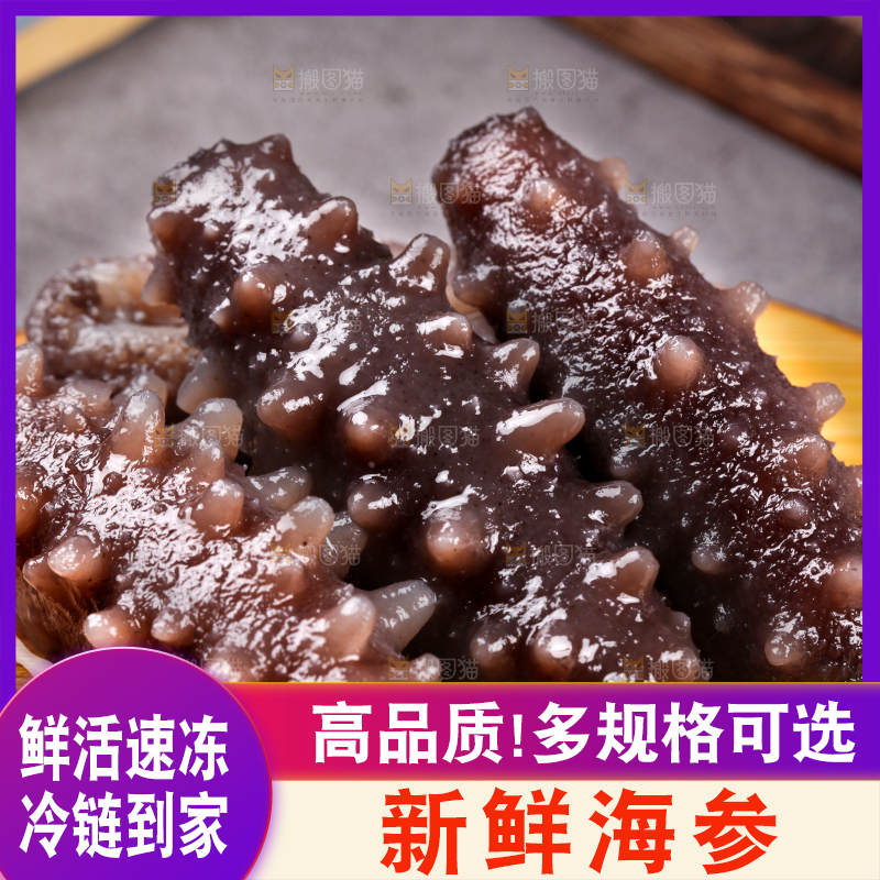 木底上的淡干海参