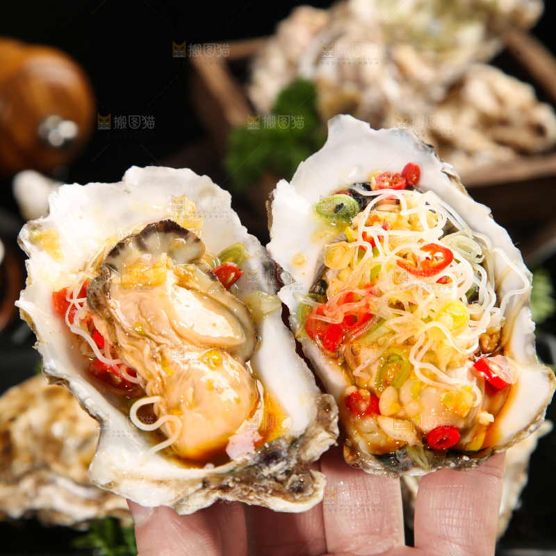手拿生蚝粉丝