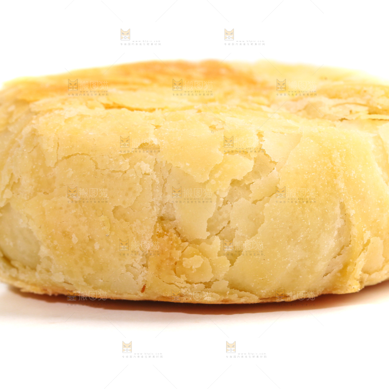 白底上的月饼