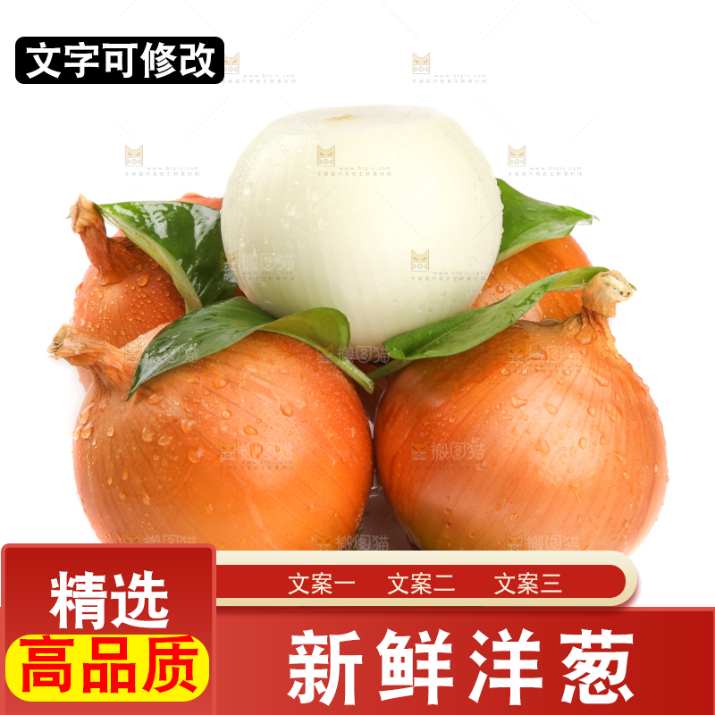 白底上放着黄皮洋葱
