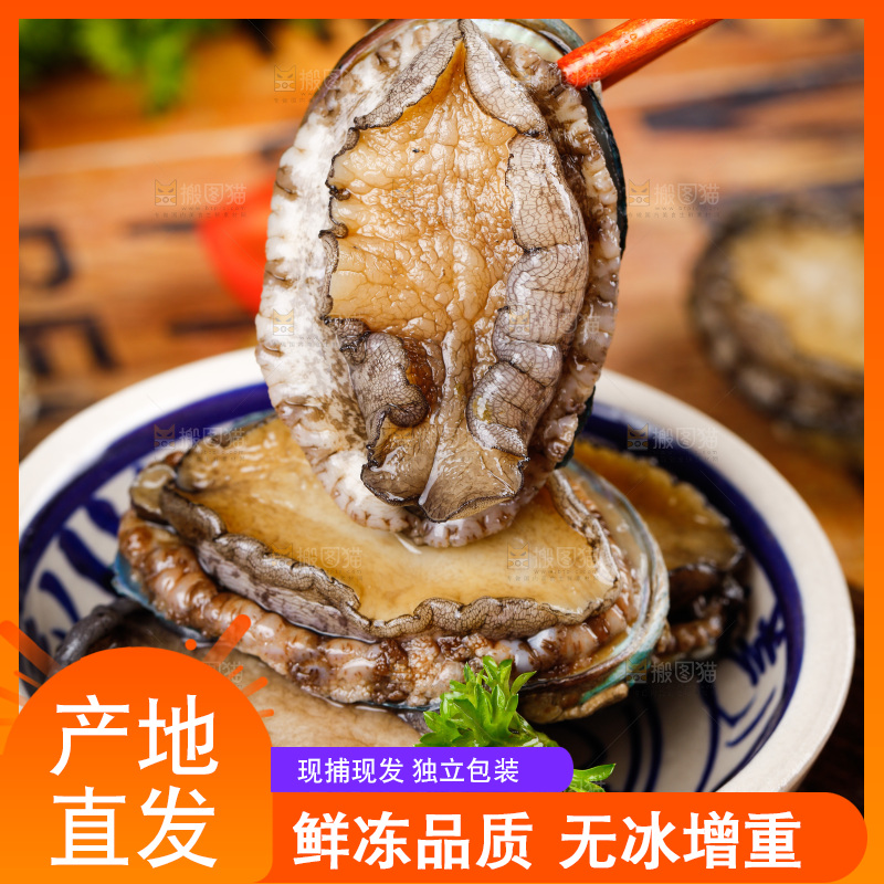 筷子夹着鲍鱼