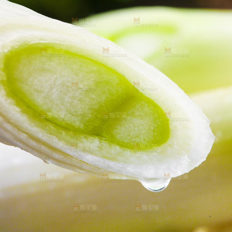 深底上的大葱