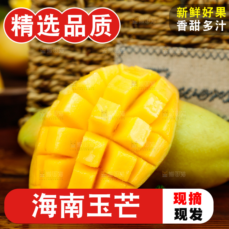 篮子里装着玉芒