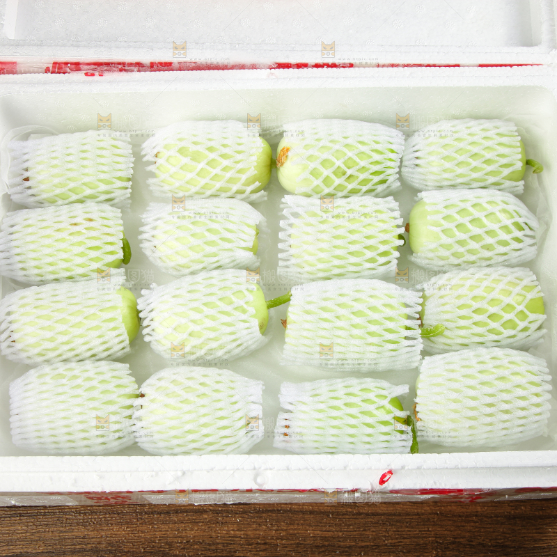 泡沫箱里装着玉女黄瓜