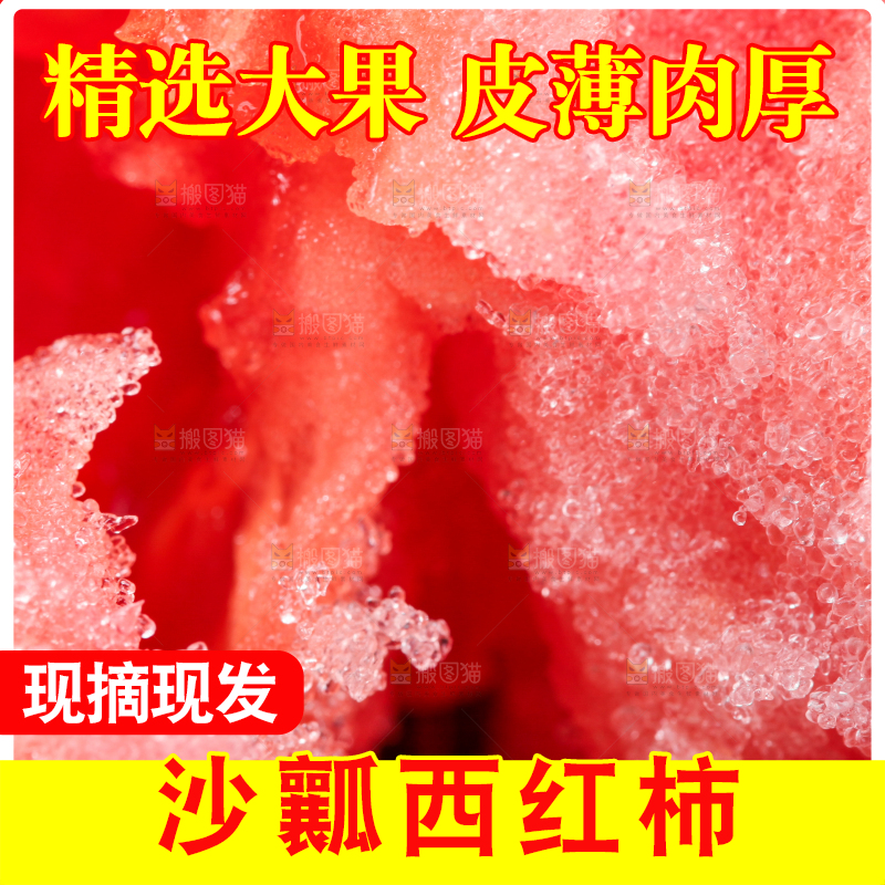 盘子里装着西红柿