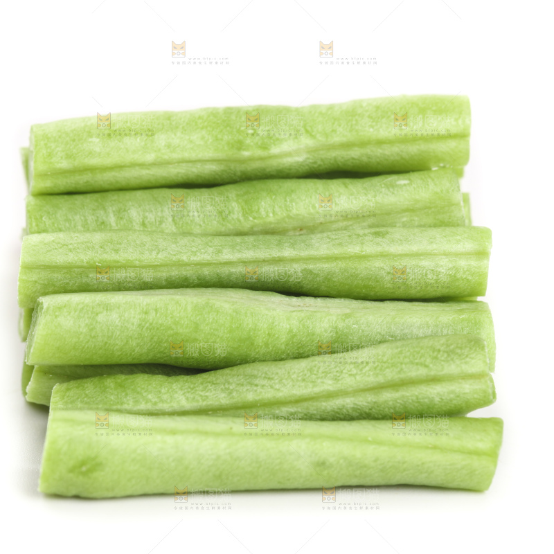 白底上的豇豆