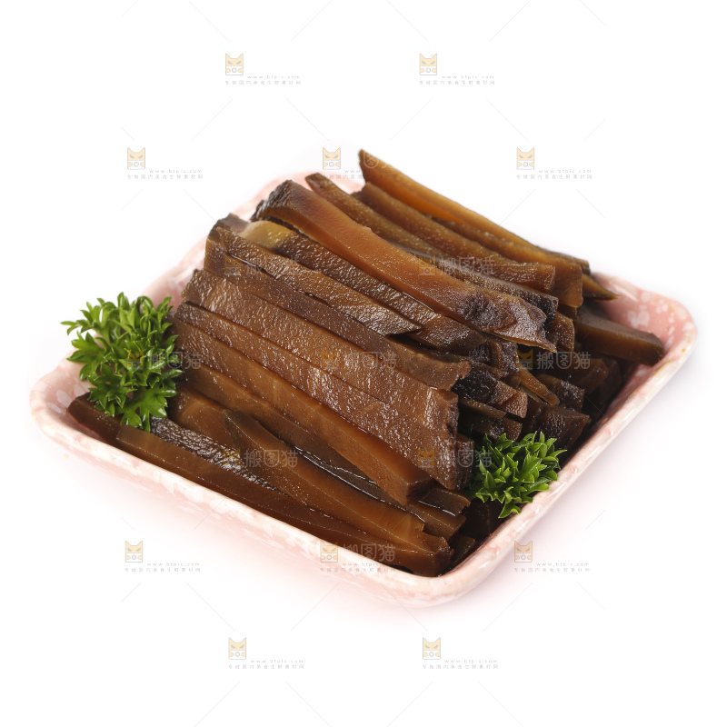盘子里装着襄阳大头菜