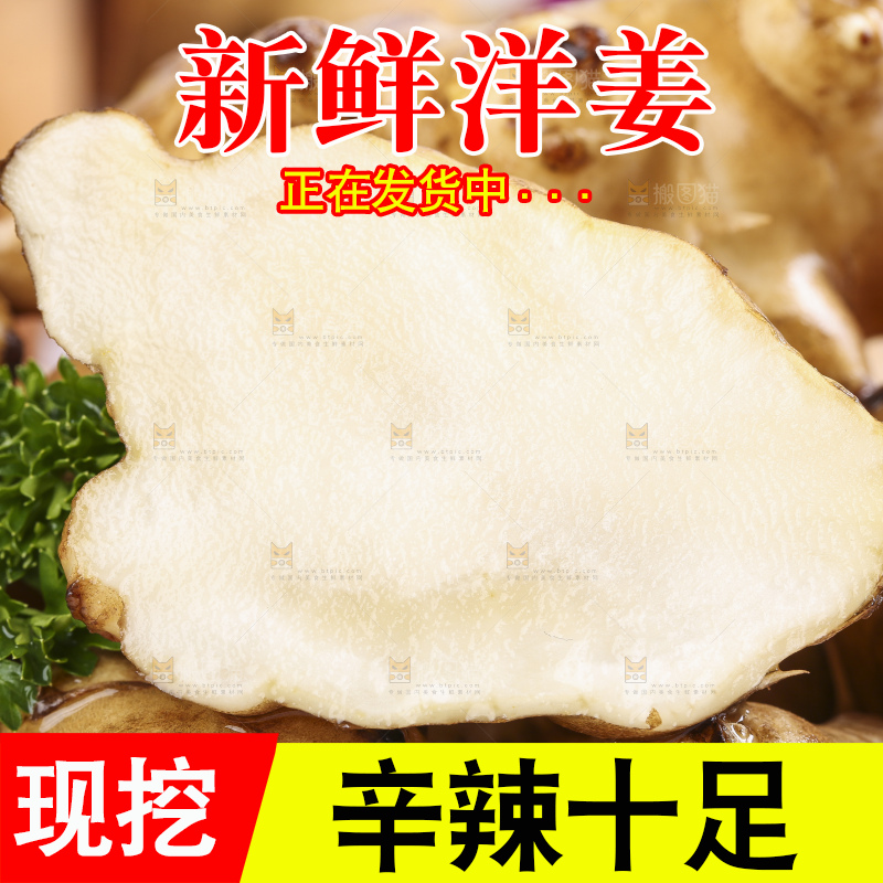 石板上放着菊姜