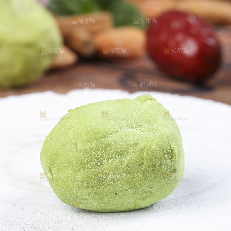 木底上的抹茶味奶枣