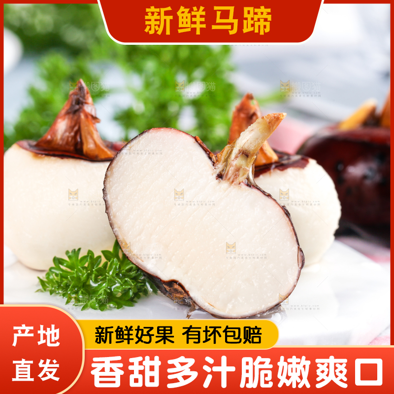 彩底上放着红马蹄