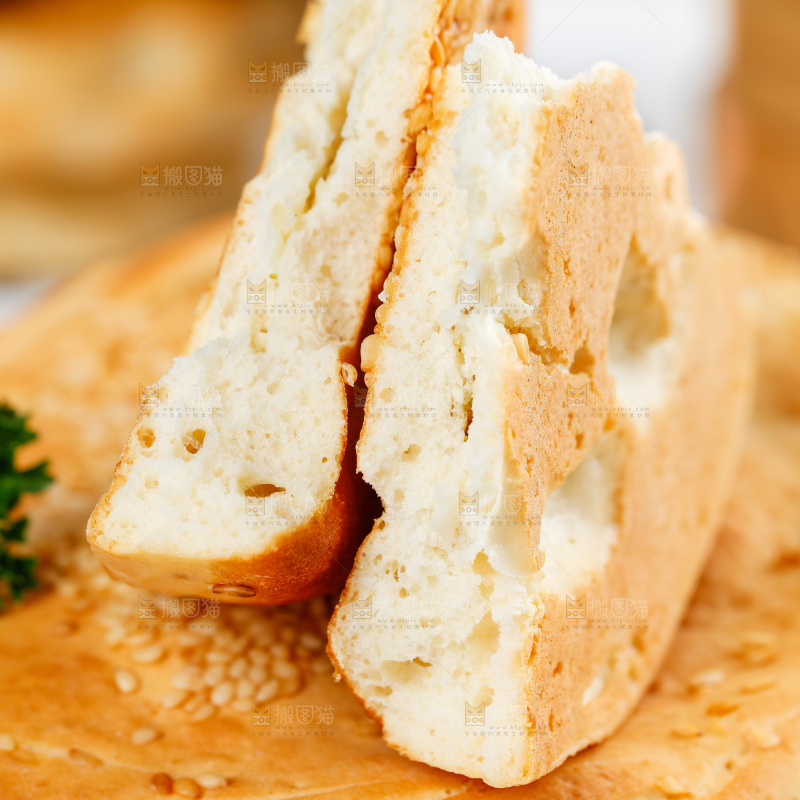 白格子底上的河南吊炉烧饼