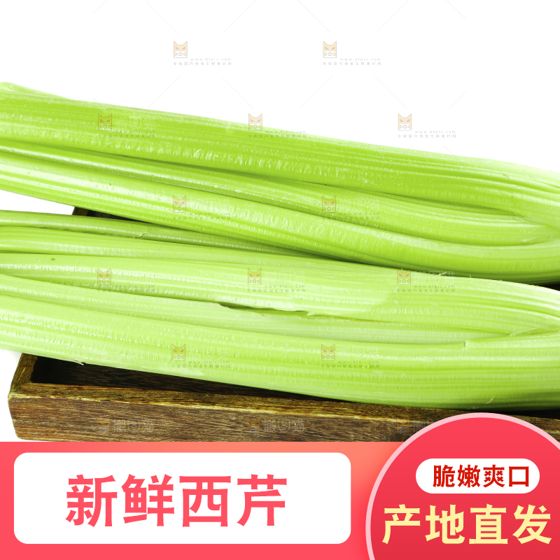 白底上放着西洋芹