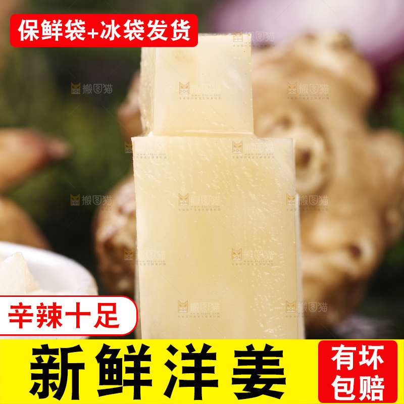 深底上的地姜片
