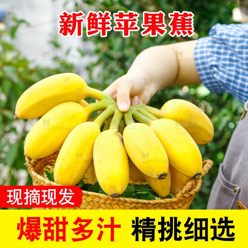 手拿一筐粉蕉