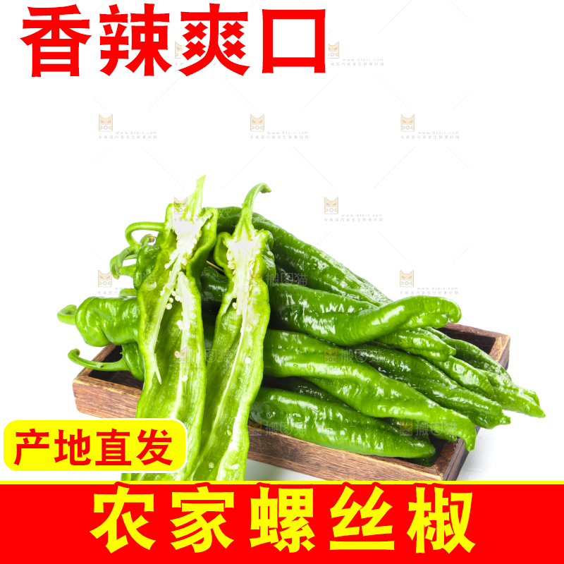 盘子里的螺丝辣椒