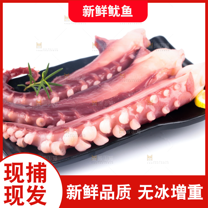 盘子里装着鱿鱼须