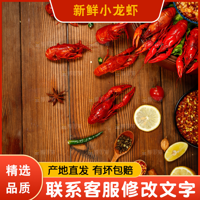 龙虾背景纹理