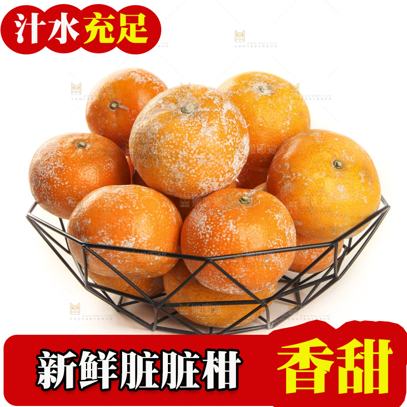 白底上放着一筐台湾茂谷柑