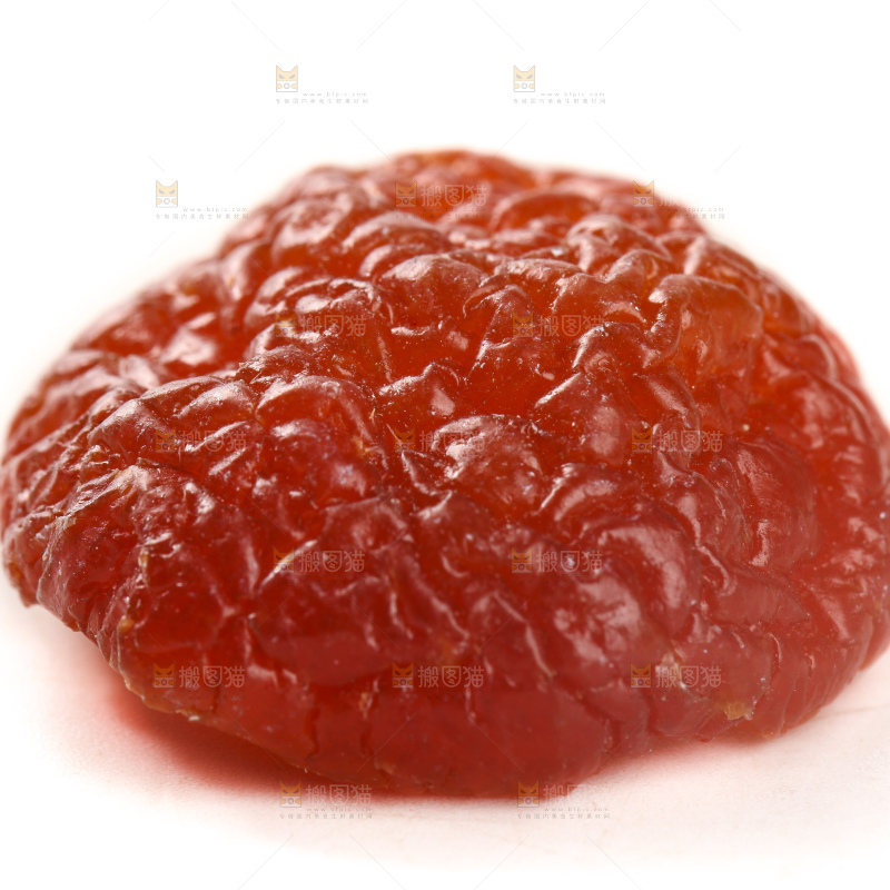 白底上的半梅干