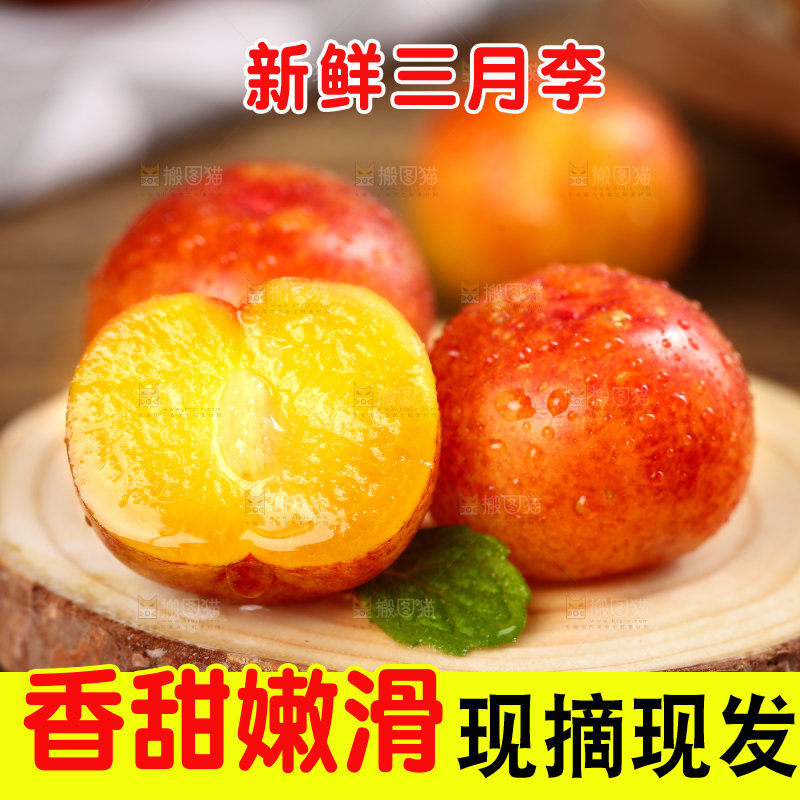 木板上的珍珠李