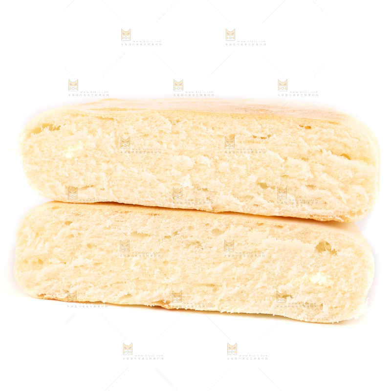 白底上放着蛋奶饼