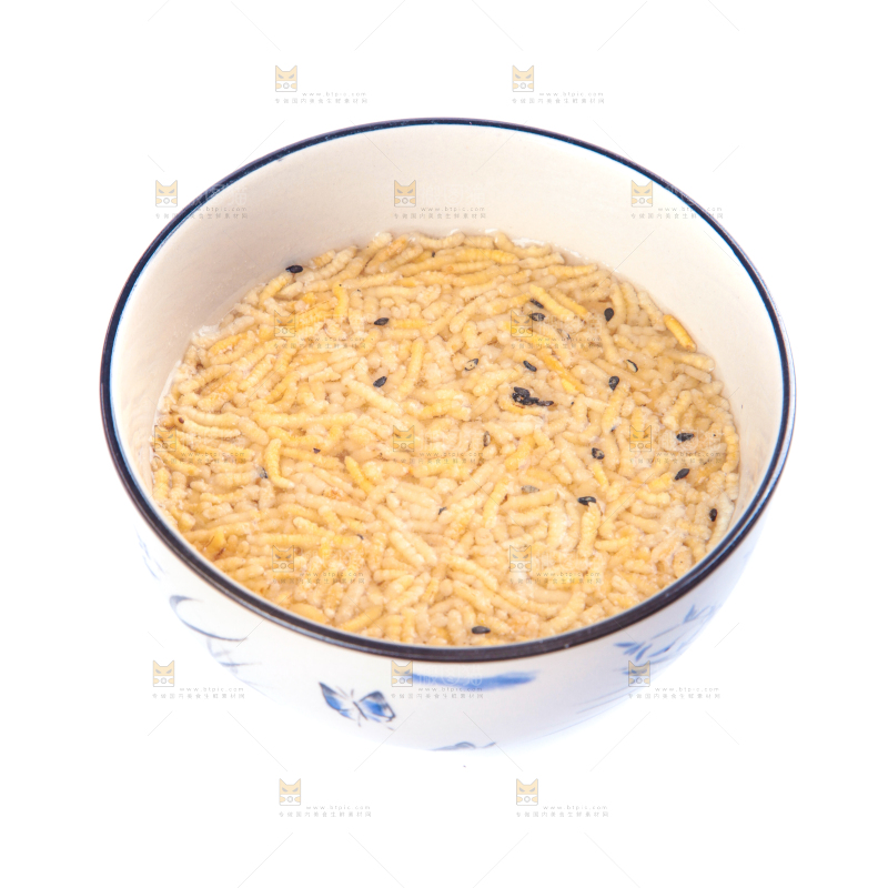 碗里泡着炒米