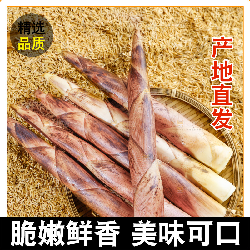 浅底上放着一筐雷笋
