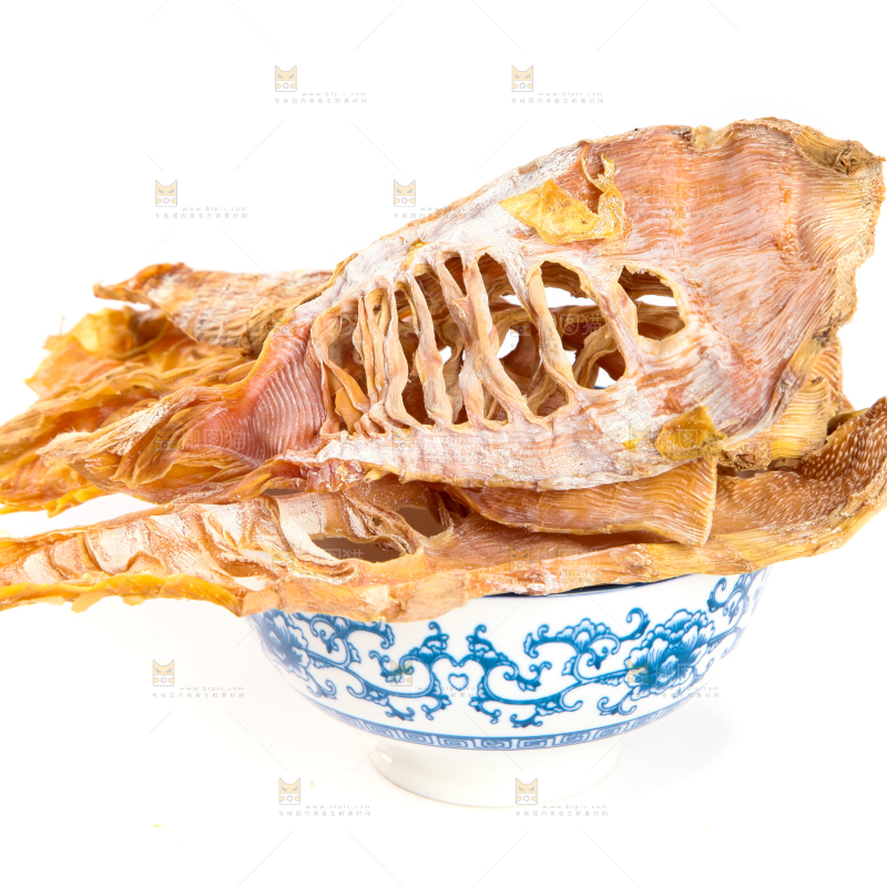 白底上的冬笋片