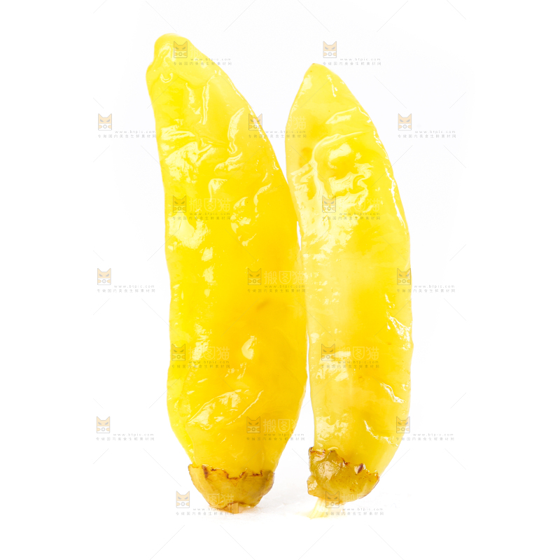 白底上的小米辣椒