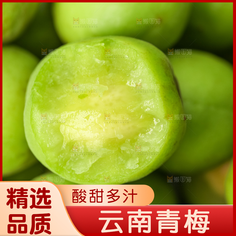 浅底上的青梅
