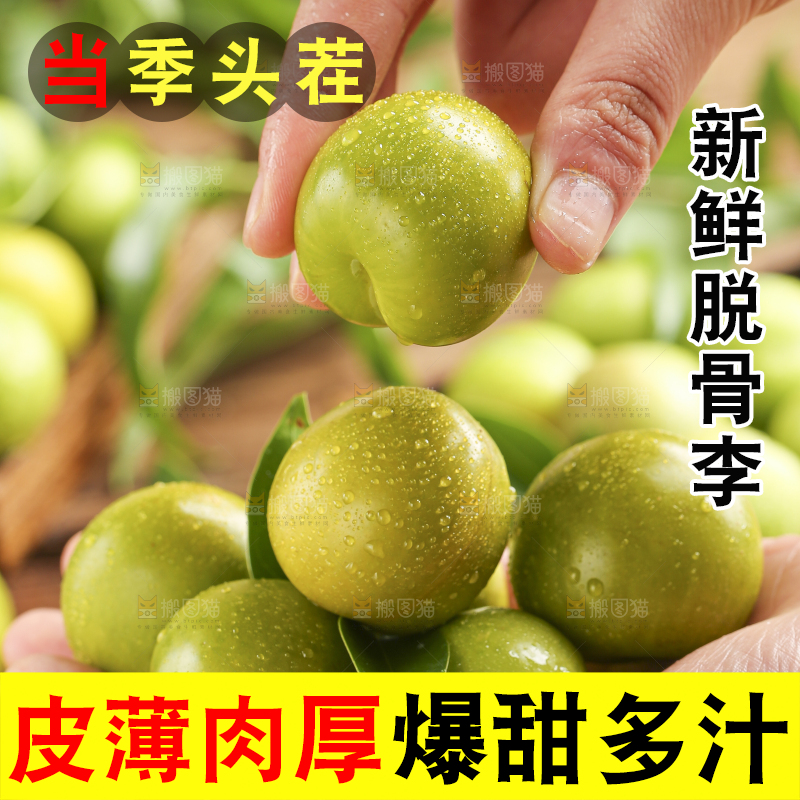 手里捧着脱骨李