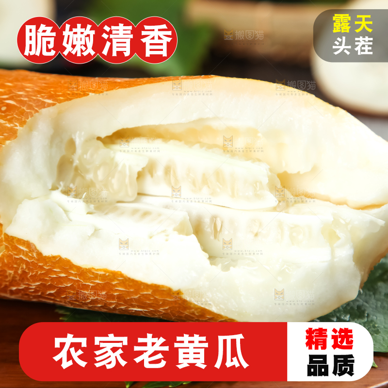 深底上放着老黄瓜