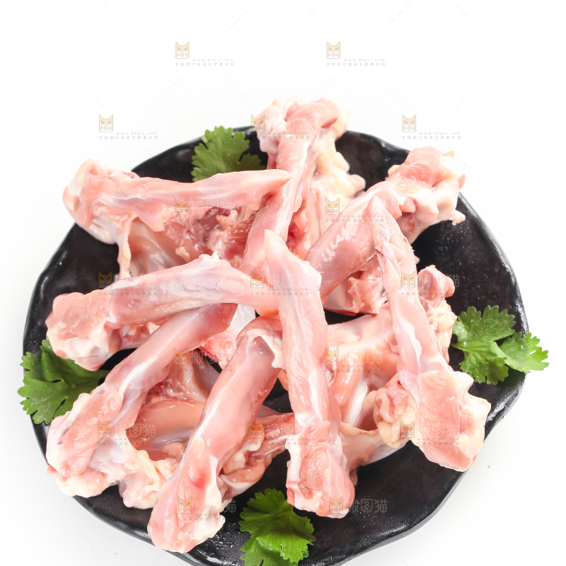 白底上的鸭锁骨