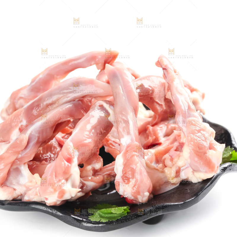 白底上的鸭锁骨