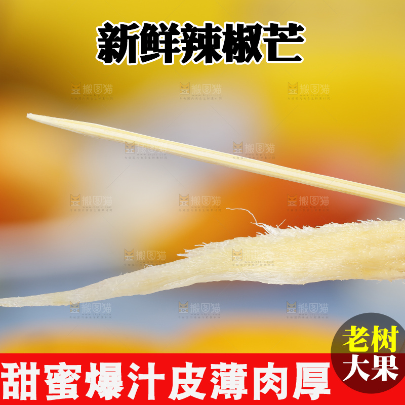 蓝底上的海南辣椒芒