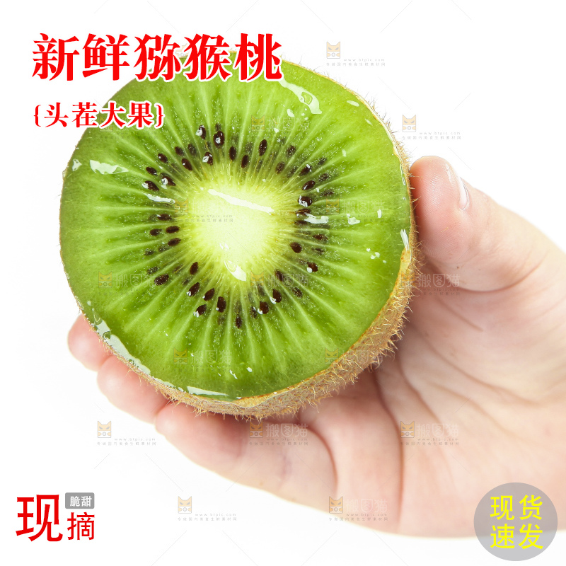 手里拿着徐香猕猴桃