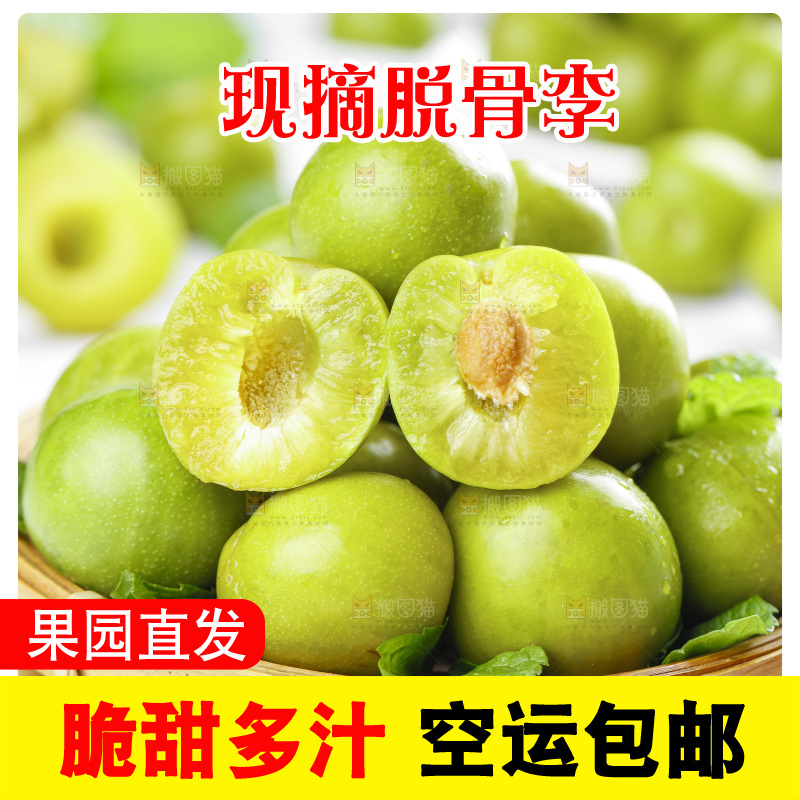 浅底上放着脱骨李