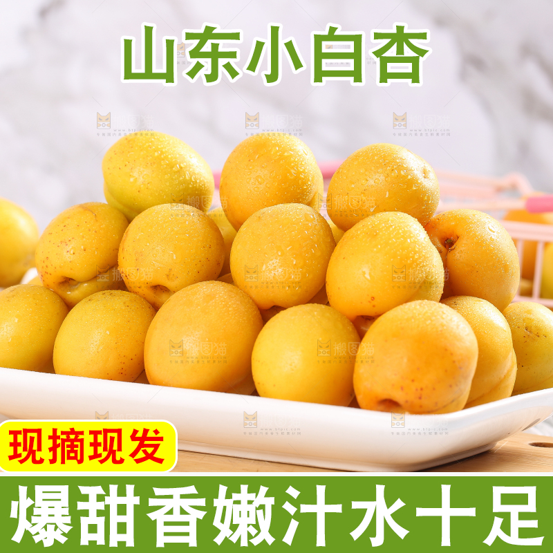 盘子里装着新疆小白杏