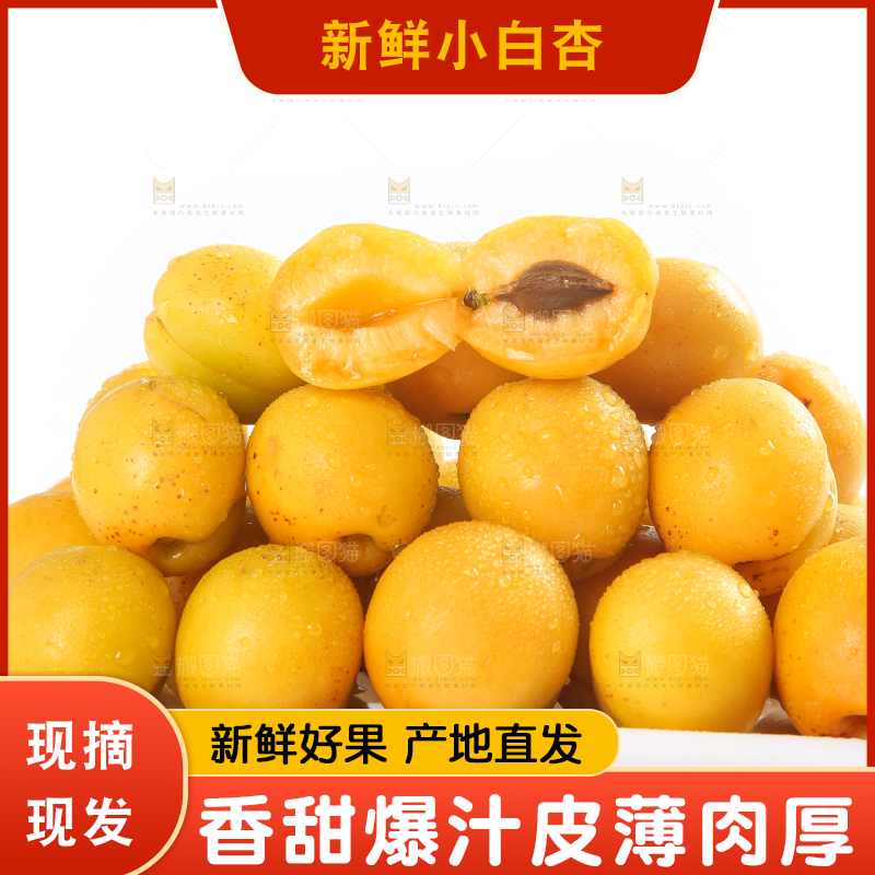 盘子里装着新疆小白杏