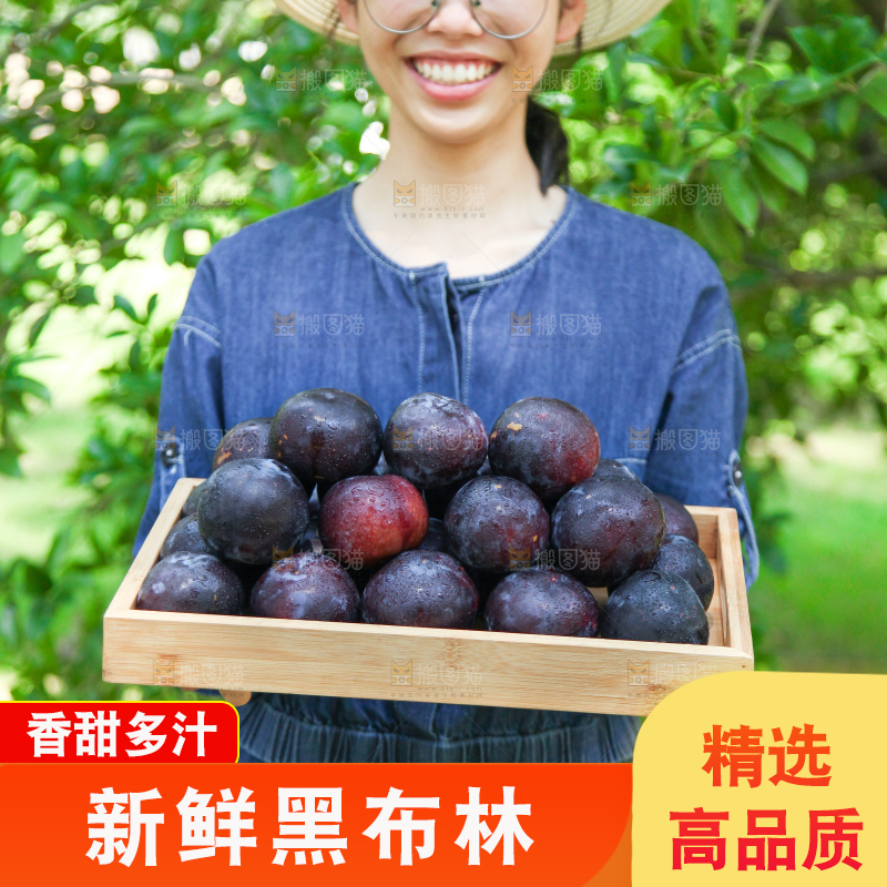 手里端着一盒陕西黑布林
