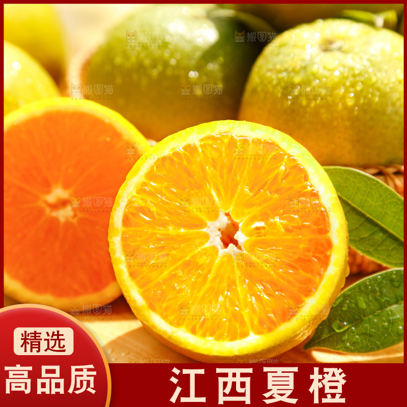 木底上摆放着湖北秭归夏橙