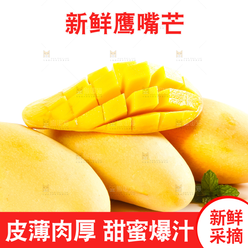 白底上放着云南鹰嘴芒