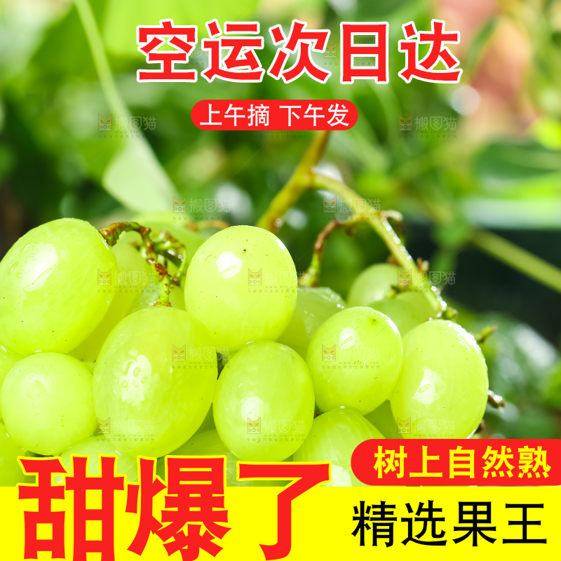 深底上放着云南阳光青提