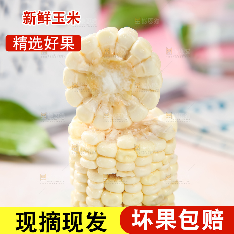 浅底上的牛奶水果玉米