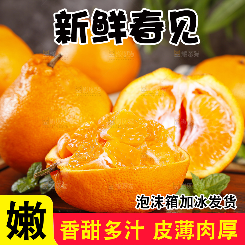 木板上的春见耙耙柑