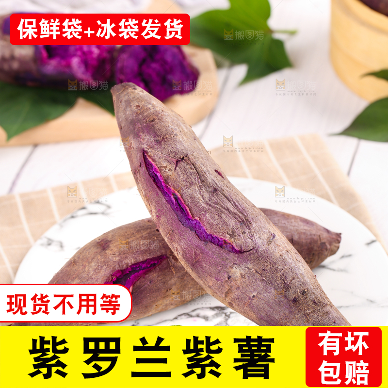 浅底上的板栗紫薯