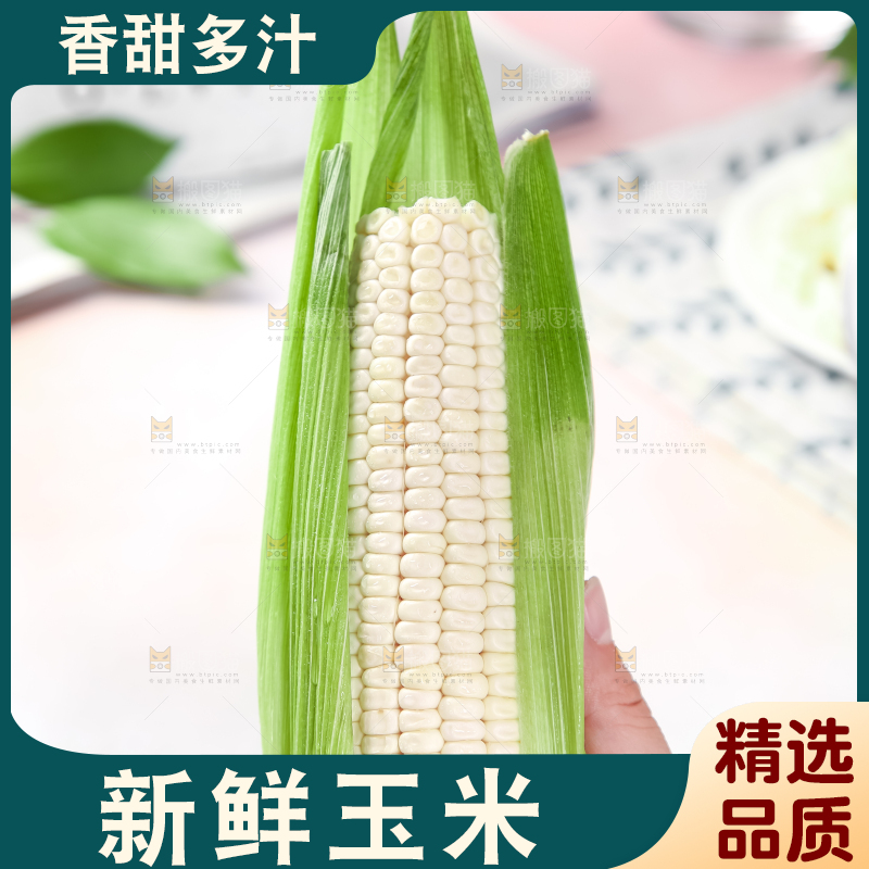 浅底上的牛奶水果玉米