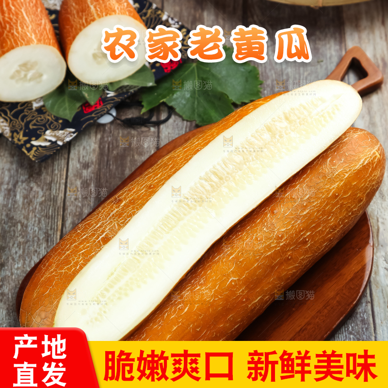 深底上放着老黄瓜